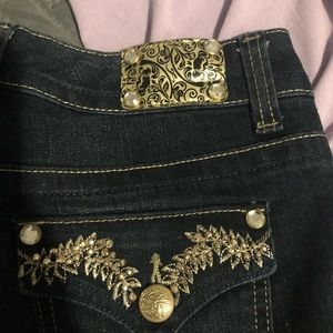 Style and Co. tummy control boot cut 4P jeans